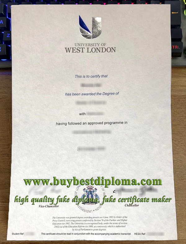 University of West London degree, University of West London diploma, fake University of West London certificate 2020,