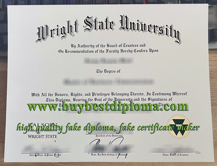 Wright State University diploma, Wright State University degree, Wright State University certificate, 莱特州立大学毕业证,