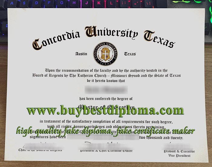 Concordia University Texas diploma, Concordia University Texas degree, Concordia University Texas certificate, 康卡迪亚大学-奥斯丁毕业证,