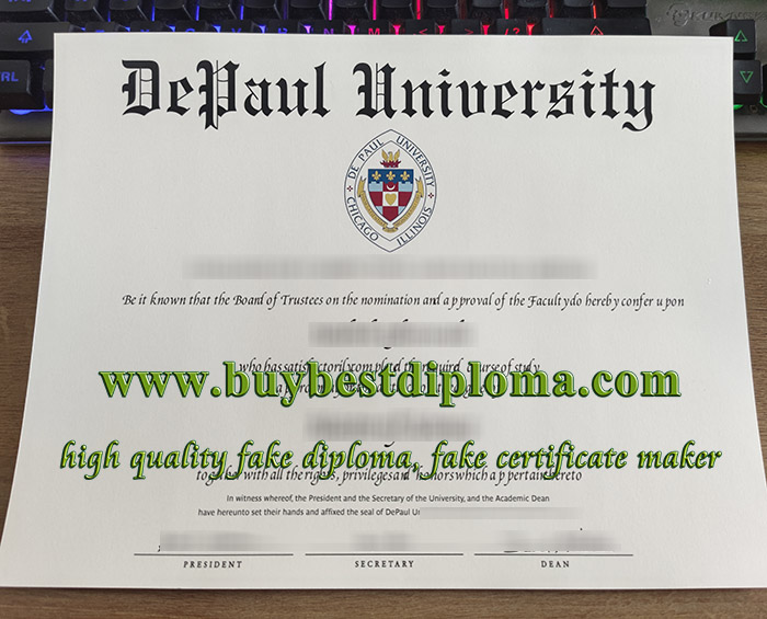 DePaul University diploma, DePaul University degree, 德保罗大学毕业证,