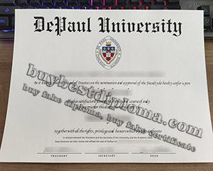 DePaul University degree, DePaul University diploma, DePaul University certificate, 德保罗大学证书,