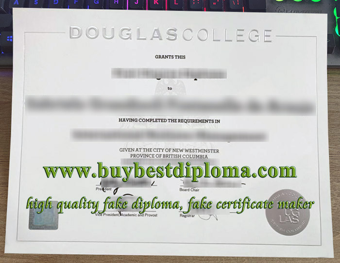 道格拉斯学院新版毕业证, Douglas College diploma, new Douglas College certificate, Douglas College degree,