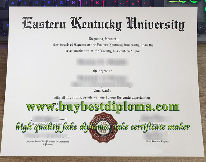 Eastern Kentucky University degree, Eastern Kentucky University diploma, fake EKU certificate, 东肯塔基州大学毕业证,