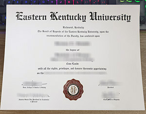Eastern Kentucky University degree, Eastern Kentucky University diploma, fake EKU certificate, 东肯塔基州大学毕业证,