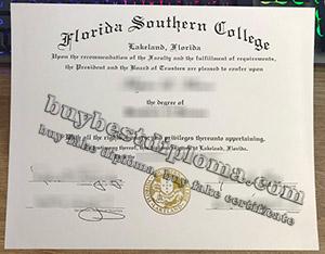 Florida Southern College diploma, Florida Southern College degree, fake FSC certificate, 佛罗里达南方学院文凭,