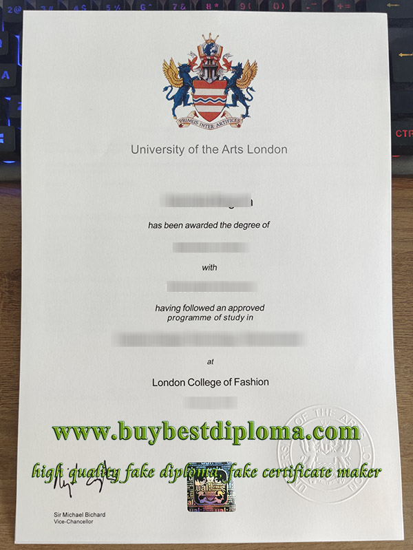 University of the Arts London degree, University of the Arts London certificate, UAL diploma, 伦敦艺术大学毕业证,