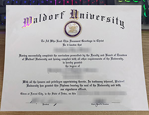 Waldorf University diploma, Waldorf University degree, Waldorf University certificate, 华尔道夫学院文凭,
