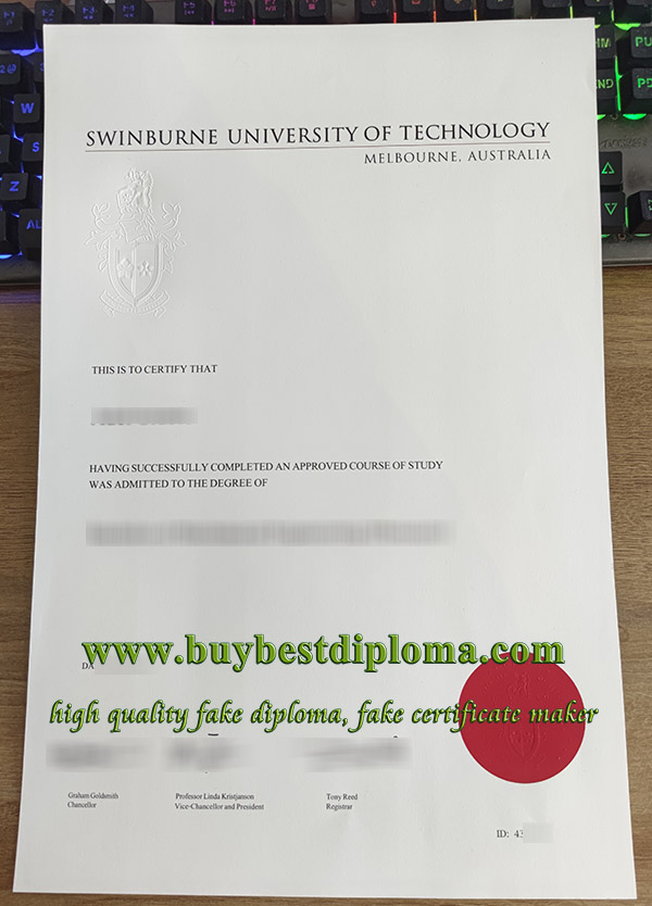 Swinburne University of Technology degree, fake SUT diploma, Swinburne University of Technology certificate, 斯威本科技大学毕业证,