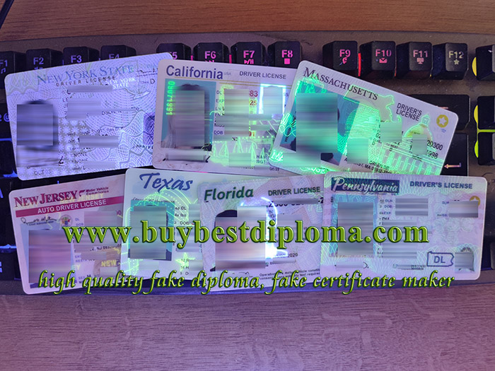 US state driver license, detectable USA driving license, California driver license, 高仿美国驾照,