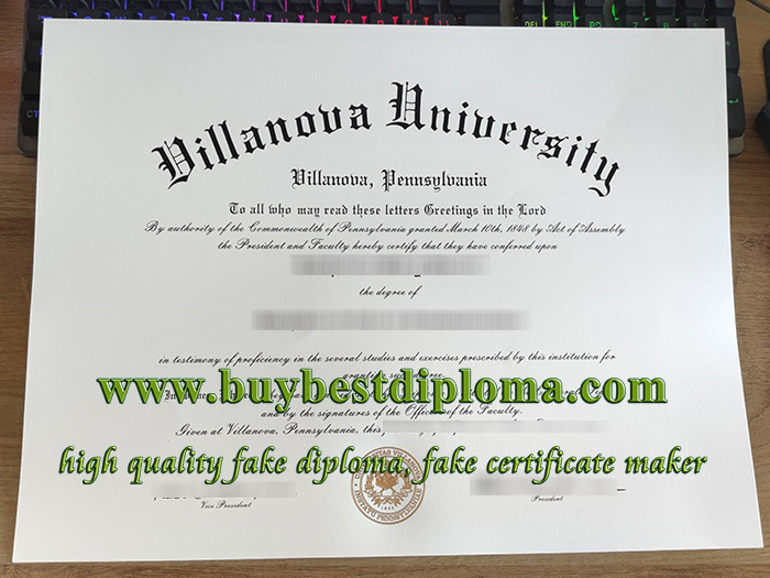 Villanova University diploma, Villanova University degree, fake Villanova University certificate, 维拉诺瓦大学毕业证,
