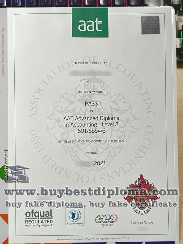 Association of Accounting Technicians certificate, AAT diploma,