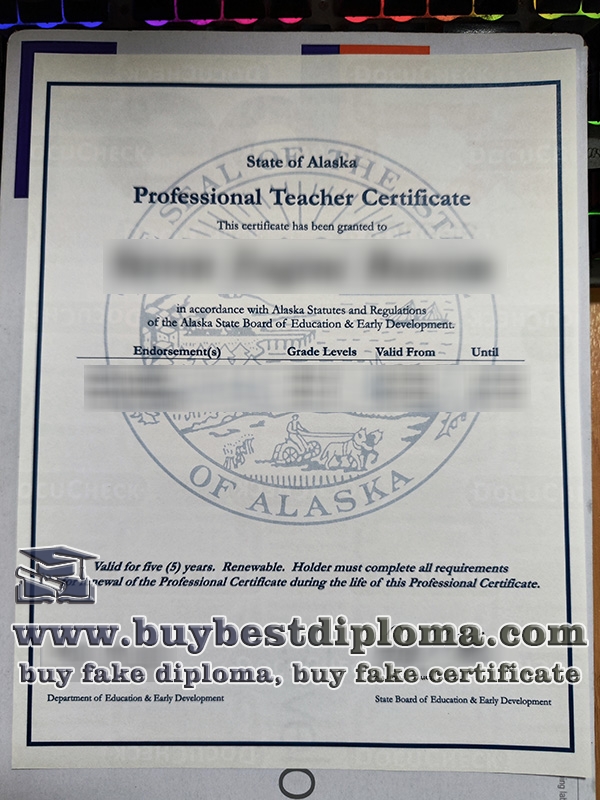 Alaska teacher certificate, Alaska teaching license,
