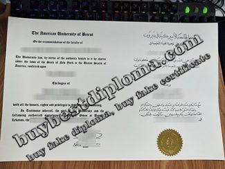 American University of Beirut diploma, American University of Beirut degree,