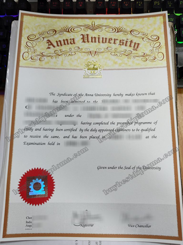 Anna University degree, Anna University diploma,