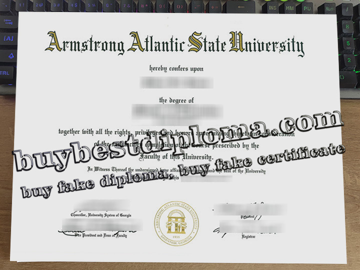 Armstrong Atlantic State University diploma