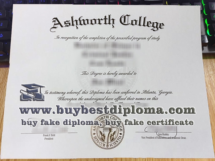 Ashworth College fake diploma, Ashworth College certificate,