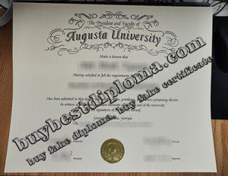 Augusta University certificate