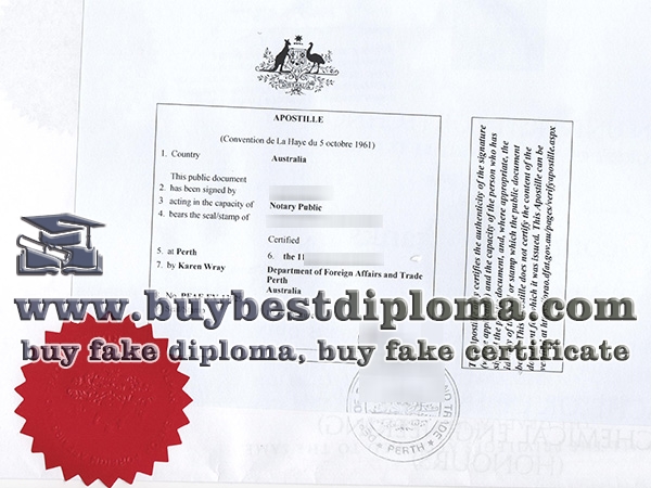 Australian apostille, fake Australian degree apostille,