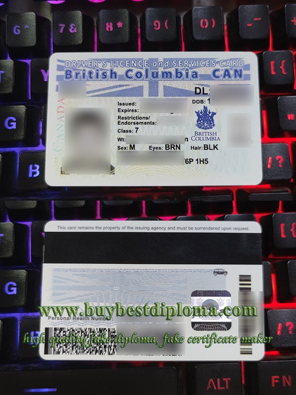 British Columbia driver's licence, British Columbia driving licence, fake BC driver licence, fake Canada driver licence,