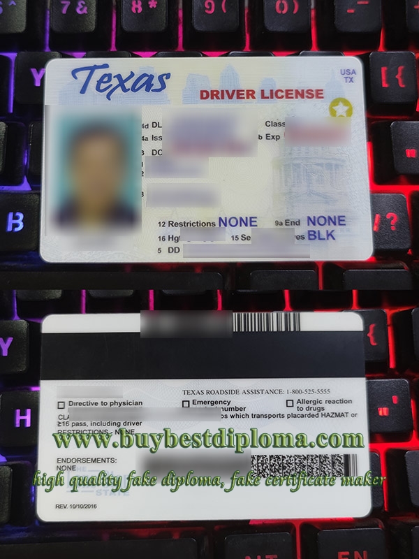 Texas driver license, Texas driving license, fake Texas driving card, buy US driver license,