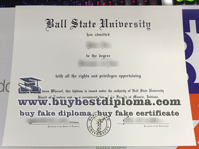 fake Ball State University diploma,