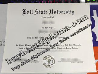 fake Ball State University diploma,