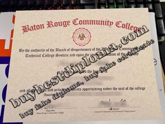 Baton Rouge Community College diploma, Baton Rouge Community College certificate,