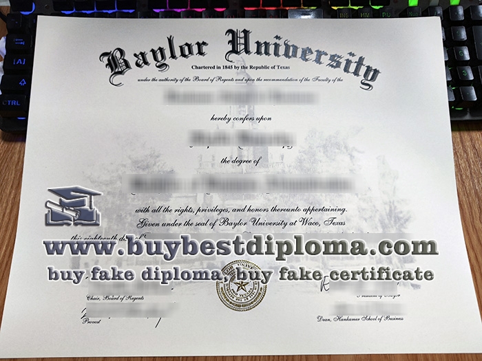 Baylor University fake diploma