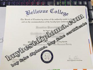 Bellevue College diploma, Bellevue College certificate,