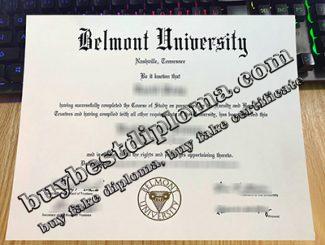 Belmont University fake diploma, Belmont Universite degree,