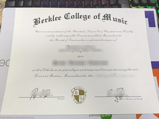 Berklee College of Music diploma, Berklee College of Music degree,