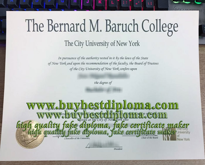 Baruch College diploma, Baruch College degree, CUNY Baruch College diploma, City University of New York diploma,