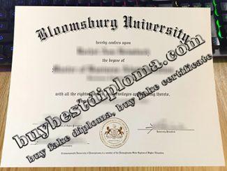 Bloomsburg University of Pennsylvania diploma, fake Bloomsburg University diploma,