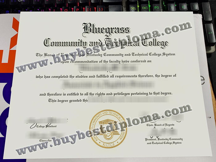 Bluegrass Community and Technical College diploma, Bluegrass Community and Technical College degree,