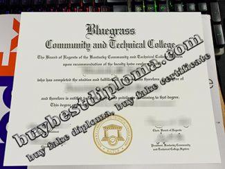 Bluegrass Community and Technical College diploma, Bluegrass Community and Technical College degree,