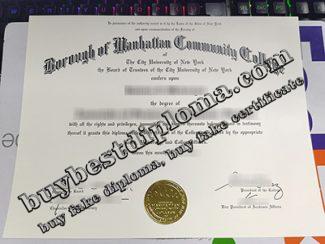 Borough of Manhattan Community College diploma, fake BMCC diploma,