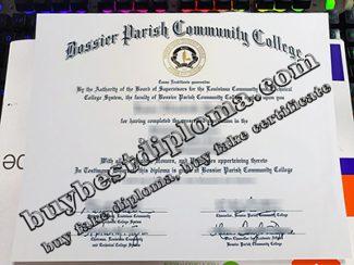 Bossier Parish Community College diploma, Bossier Parish Community College certificate,