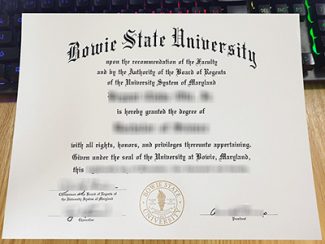 Bowie State University degree, Bowie State University diploma,