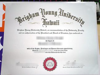 Brigham Young University Hawaii diploma, fake BYU Hawaii degree,