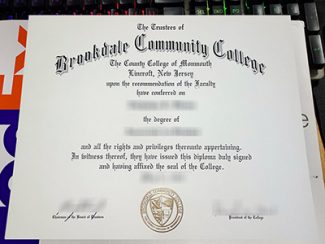 Brookdale Community College diploma, Brookdale Community College associate degree,