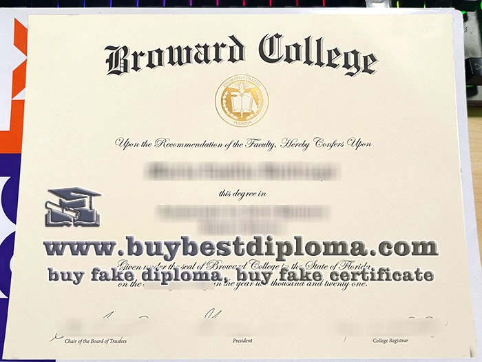 Broward College diploma, Broward College associate degree,