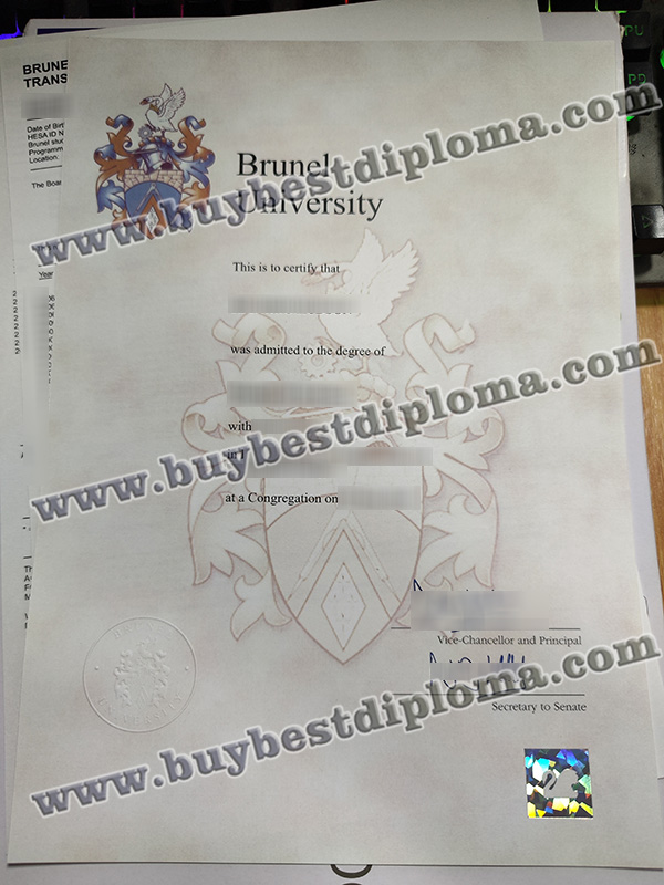 Brunel University degree, Brunel University diploma,