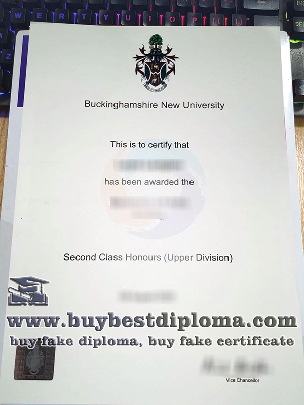 Buckinghamshire New University degree, Buckinghamshire New University certificate,