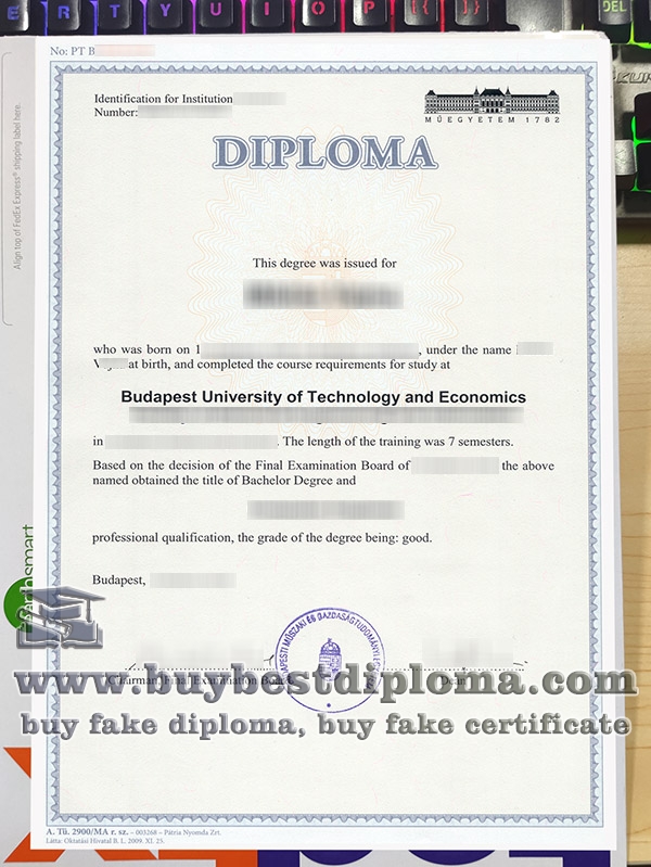 Budapest University of Technology and Economics diploma, fake BME diploma,