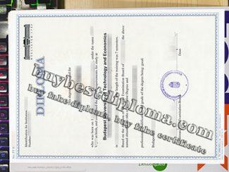 Budapest University of Technology and Economics diploma, fake BME diploma,