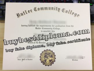 Butler Community College diploma