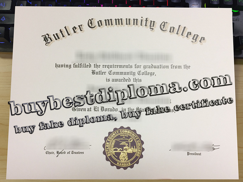 Butler Community College diploma