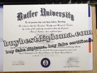 Butler University diploma