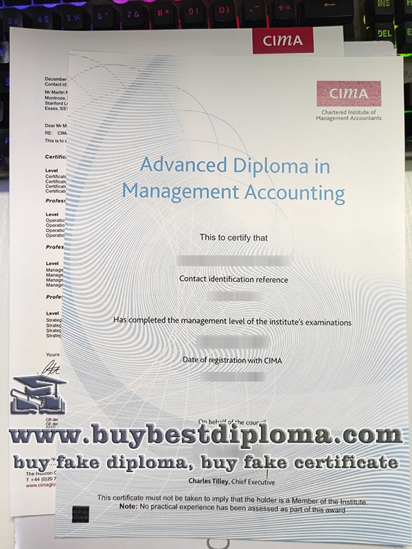 fake CIMA diploma, CIMA Advanced diploma, CIMA certificate,