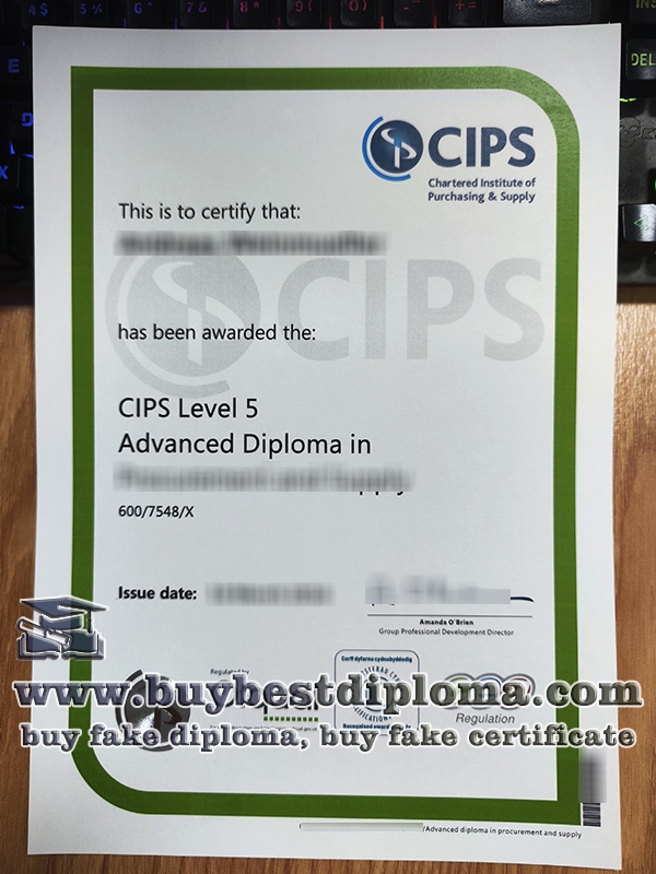 CIPS Diploma in Procurement & Supply, fake CIPS diploma,
